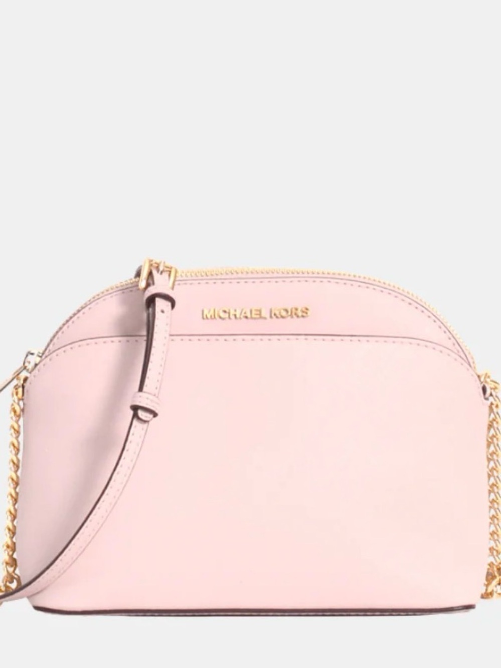 MICHAEL KORS EMMY IN Ballet Pink Saffiano leather Crossbody with Gold Hardware